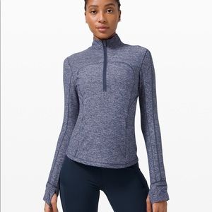 Lululemon run briskly 1/2 zip